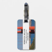 ゴールデンゲートブリッジ ラゲッジタグ (裏面縦)