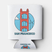 ゴールデンゲートブリッジ 缶クーラー (裏面)