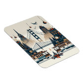 ゴールデンゲートホリデー魔法サンフランシスコクリスマス マグネット (右側)