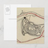 ゴールデンゲート公園の地図 ポストカード (正面/裏面)