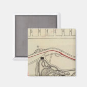 ゴールデンゲート公園の地図 マグネット (正面/裏面)