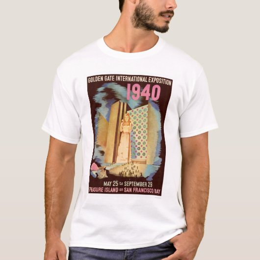 ゴールデンゲート国際的な博覧会1940年 Tシャツ (正面)