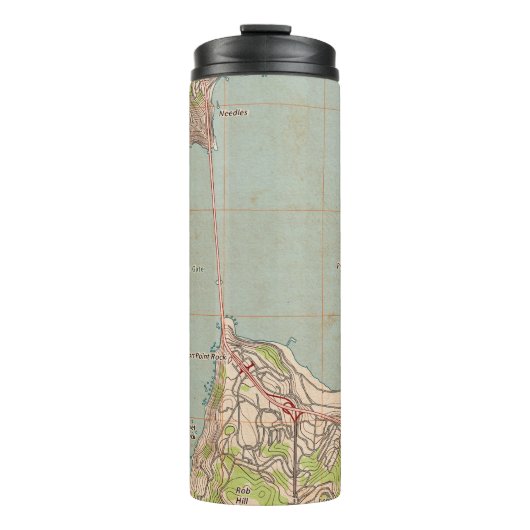 ゴールデンゲート地形図 タンブラー (正面)