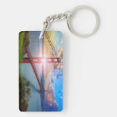 ゴールデンゲート日の出 キーホルダー (裏面)