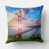 ゴールデンゲート日の出 クッション (裏面)