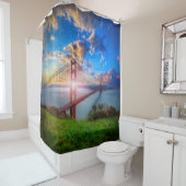 ゴールデンゲート日の出 シャワーカーテン (インサイチュ)