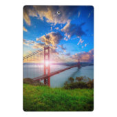 ゴールデンゲート日の出 ミニクリップボード (裏面)