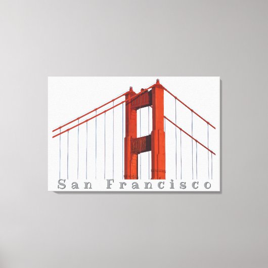 ゴールデンゲート キャンバスプリント (正面)