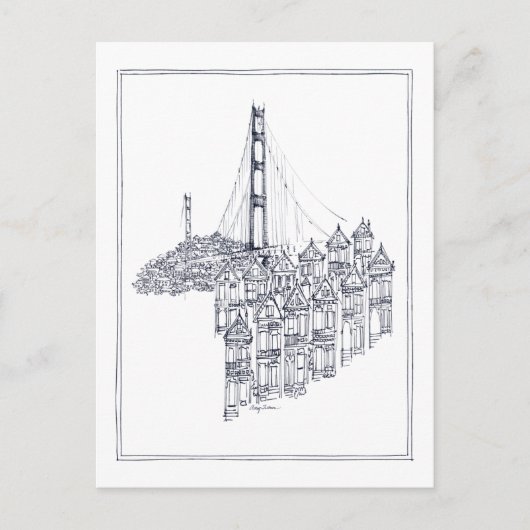 ゴールデンゲート ポストカード (正面)