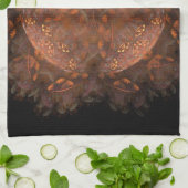 ゴールデンコッパーきらめく キッチンタオル (折り畳み)