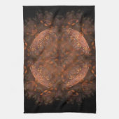 ゴールデンコッパーきらめく キッチンタオル (縦)