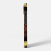 ゴールデンコッパーきらめく iPhoneケース (左側面)