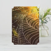 ゴールデンコブウェブハロウィーン結婚式招待状 招待状 (スタンド正面)