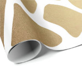 ゴールデンコンテンポラリーホワイトサファリジャフラフスキンビップ ラッピングペーパー (ロールコーナー)