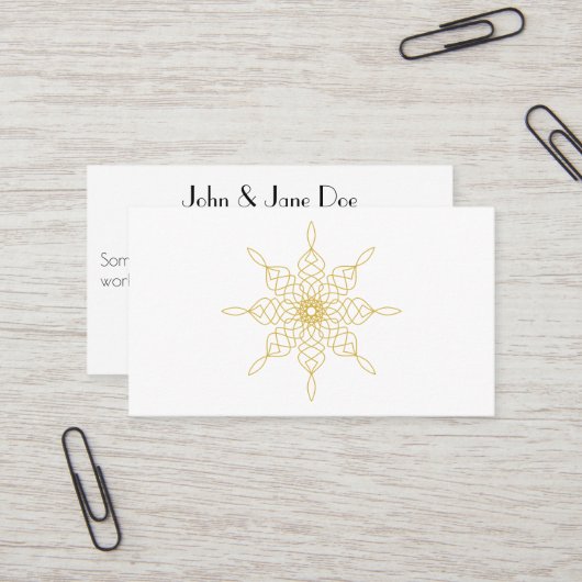 ゴールデンコンパス星 名刺 (正面/裏面インサイチュ)