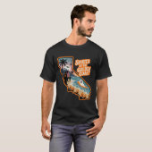 ゴールデンコーストの霊!カリフォルニアサーフィン Tシャツ (正面フル)