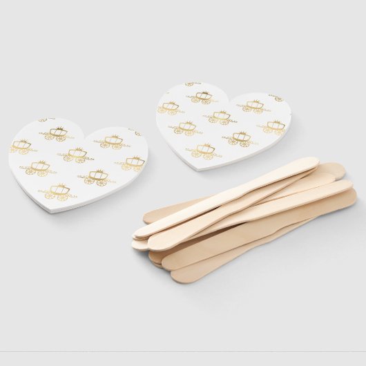 ゴールデンコーチシンデレラプリンセス王室の魔法 ハンドファン (組立なし)