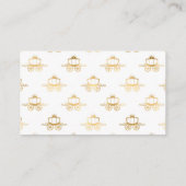 ゴールデンコーチシンデレラプリンセス王室の魔法 プレイスカード (裏面)