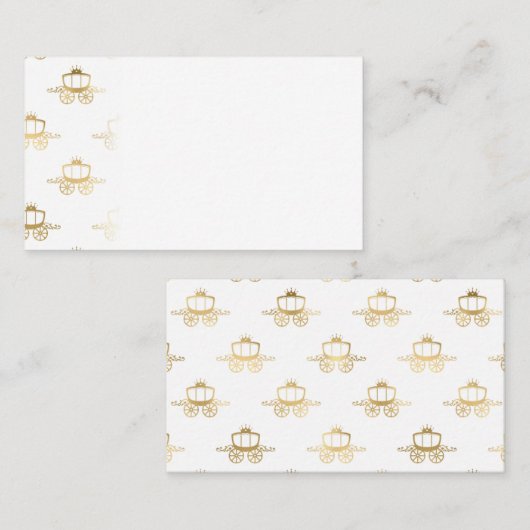 ゴールデンコーチシンデレラプリンセス王室の魔法 プレイスカード (正面/裏面)