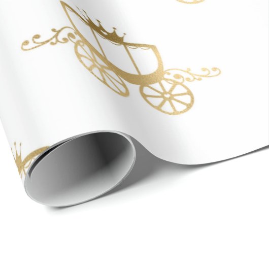 ゴールデンコーチシンデレラプリンセス王室の魔法 ラッピングペーパー (ロールコーナー)