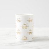 ゴールデンコーチズシンデレラプリンセス王室の魔法 ボーンチャイナマグカップ (正面)