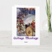 ゴールデンコーチファインアートイラストレーショングリーティングカード シーズンカード (裏面)