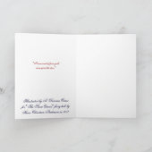 ゴールデンコーチファインアートイラストレーショングリーティングカード シーズンカード (内部)