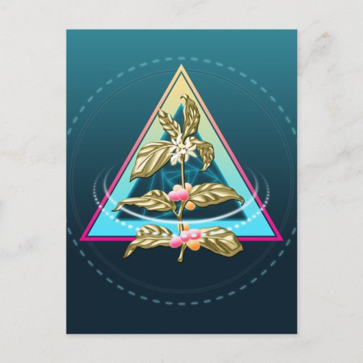 ゴールデンコーヒープラント ポストカード (正面)