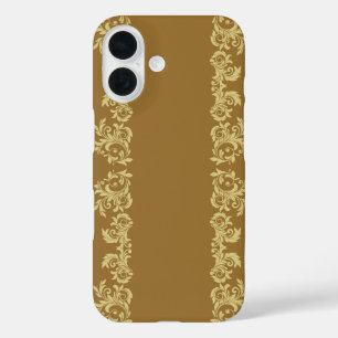 ゴールデンコーヒー渦巻きケースメイトSamsung Galaxy Case iPhone 16ケース