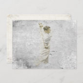 ゴールデンゴルファー炭スケッチ付き葉書 ポストカード (正面/裏面)