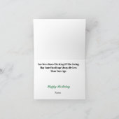 ゴールデンゴルフクラウン誕生日カード シーズンカード (内部)