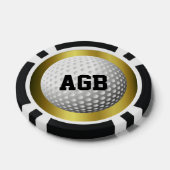 ゴールデンゴルフボールスポッター/リマインダー ポーカーチップ (シングル)