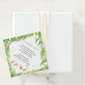 ゴールデンサファリキャンドルメッセージカード フェイバータグ (インサイチュ)