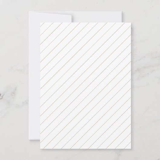 ゴールデンサファリベイビーシャワーテーマ招待状 招待状 (裏面)