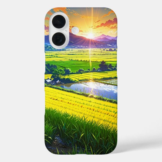 ゴールデンサマーカントリーサイド Case-Mate iPhoneケース (裏面)