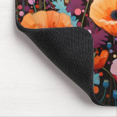 ゴールデンサマーグローポピーパラダイス マウスパッド (コーナー)