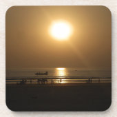 ゴールデンサマーサンセットリフレクションオンビーチ コースター (正面)