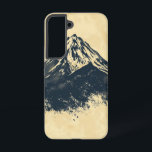 ゴールデンサミット電話ケース SAMSUNG GALAXY S22ケース<br><div class="desc">単独の山はオークレーとベージュの暖かいトーンで上昇し、与えミニマリストで威厳のある感じす。</div>