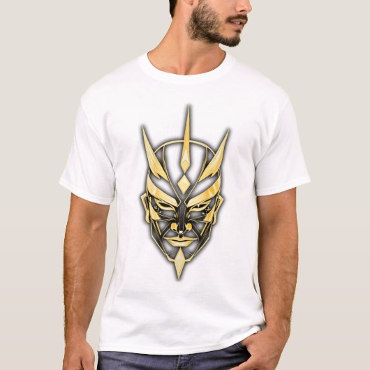 ゴールデンサムライ マスク Tシャツ (正面)