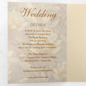 ゴールデンサンシャイン結婚ズフローラ 三つ折り招待状 (内部最初)