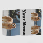 ゴールデンサンシャイン ゴルフタオル (横)