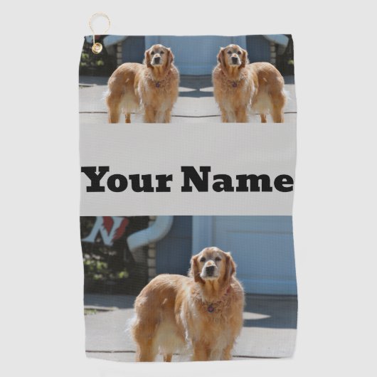 ゴールデンサンシャイン ゴルフタオル (正面)