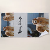 ゴールデンサンシャイン ビーチタオル (正面)