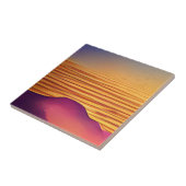 ゴールデンサンズ、バラ色のサンズ抽象芸術アート タイル (側面)