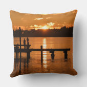 ゴールデンサンセットアットマリーナパーク装飾用クッション クッション (裏面)