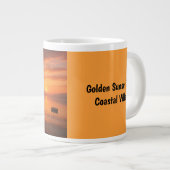 ゴールデンサンセットオーバーコースタルヴィレッジ ジャンボコーヒーマグカップ (正面右)