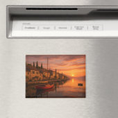 ゴールデンサンセットオーバーコースタルヴィレッジ マグネット (インサイチュ (食洗機))