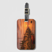 ゴールデンサンセットオーバーコースタルヴィレッジ ラゲッジタグ (正面縦)