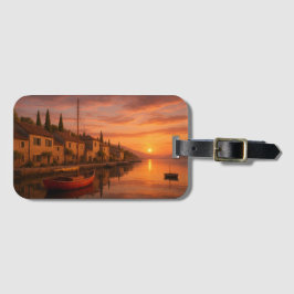 ゴールデンサンセットオーバーコースタルヴィレッジ ラゲッジタグ