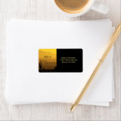 ゴールデンサンセットカクティフェニックスアリゾナ砂漠の夢 ラベル (インサイチュ)